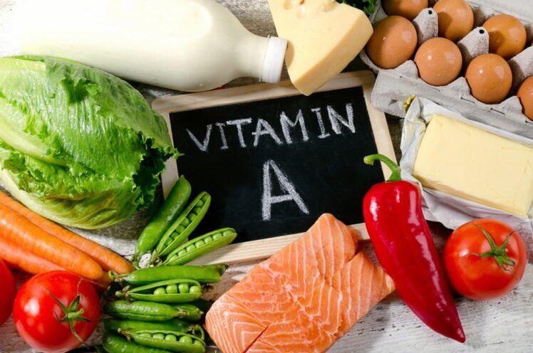 vitamina A nei prodotti per la potenza