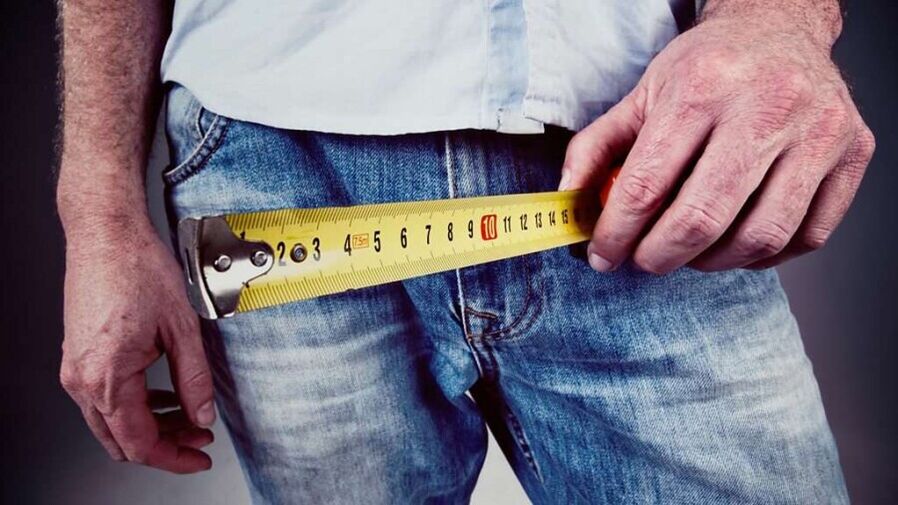 13 cm è la dimensione media del pene di un uomo durante l’erezione